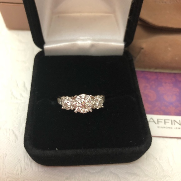 Affinity 1 cttw Genuine Diamond Yellow Gold sz 5.5 - Picture 2 of 7